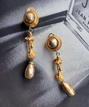 Karl Lagerfeld Golden Angel Earrings