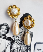 Karl Lagerfeld Pearl Drop Earrings