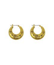 Zodiac Mini Hoop Earrings (Aries)