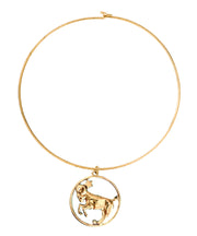 70s Inspired Zodiac Necklace (Capricorn)