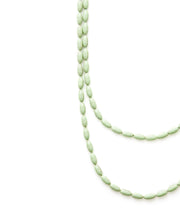 Charleston Rice Bead Necklace (Mint Julep)