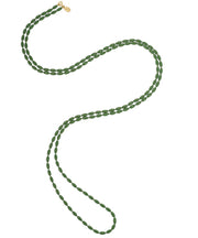 Charleston Rice Bead Necklace (Olive)