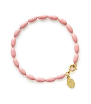 Charleston Rice Bead Bracelet (Mills House Pink)