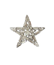 Rhinestone Star Brooch