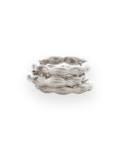 Stackable Rice Bead Ring (Shiny Silver)
