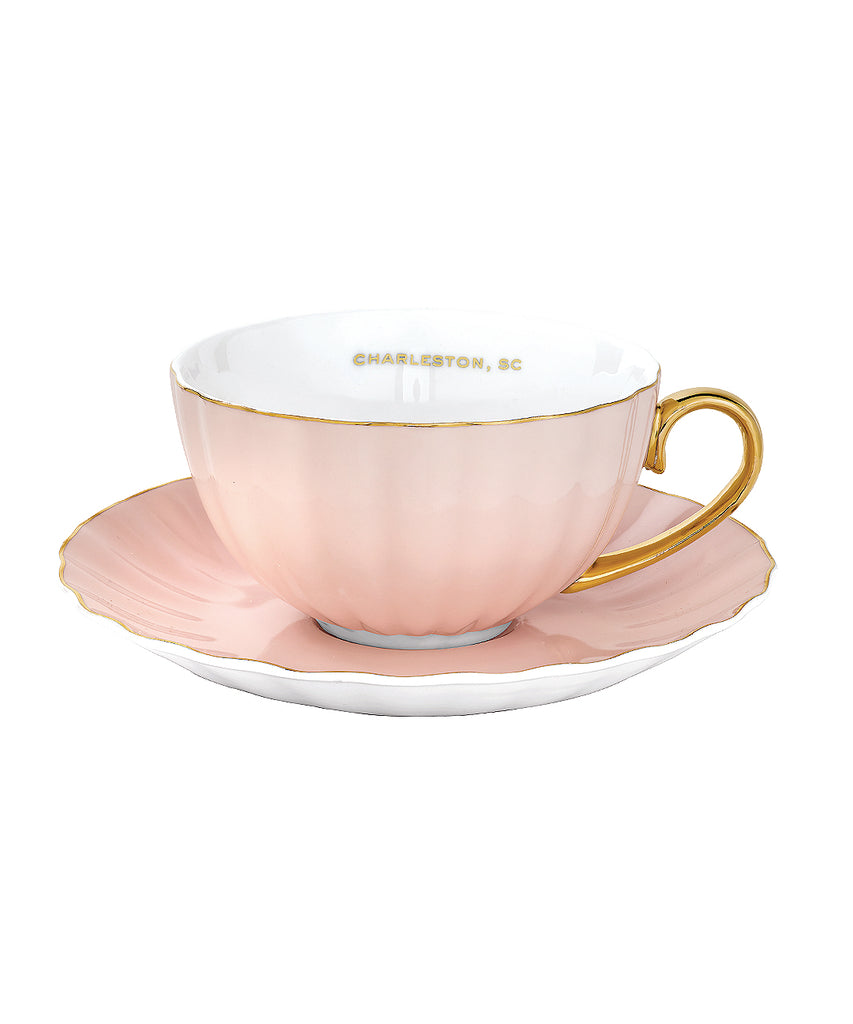 Candy Shop Vintage Charleston Teacup & Saucer