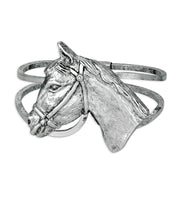 Hold Your Horses Bangle (Vintage Silver)